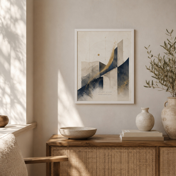 ascent study print modern architectural wall art small modern architecture print architectural wall decor modern office wall art minimalist architecture print 20x25 cm 8x10 inch white frame