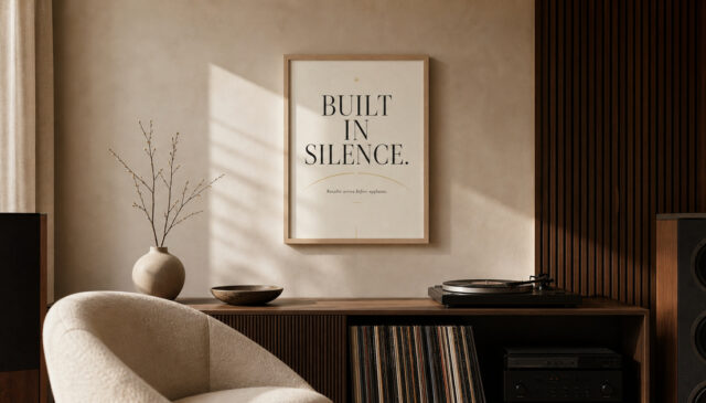 built in silence quiet ambition office art quiet success wall art entrepreneur office decor premium wall art by zenith living arts