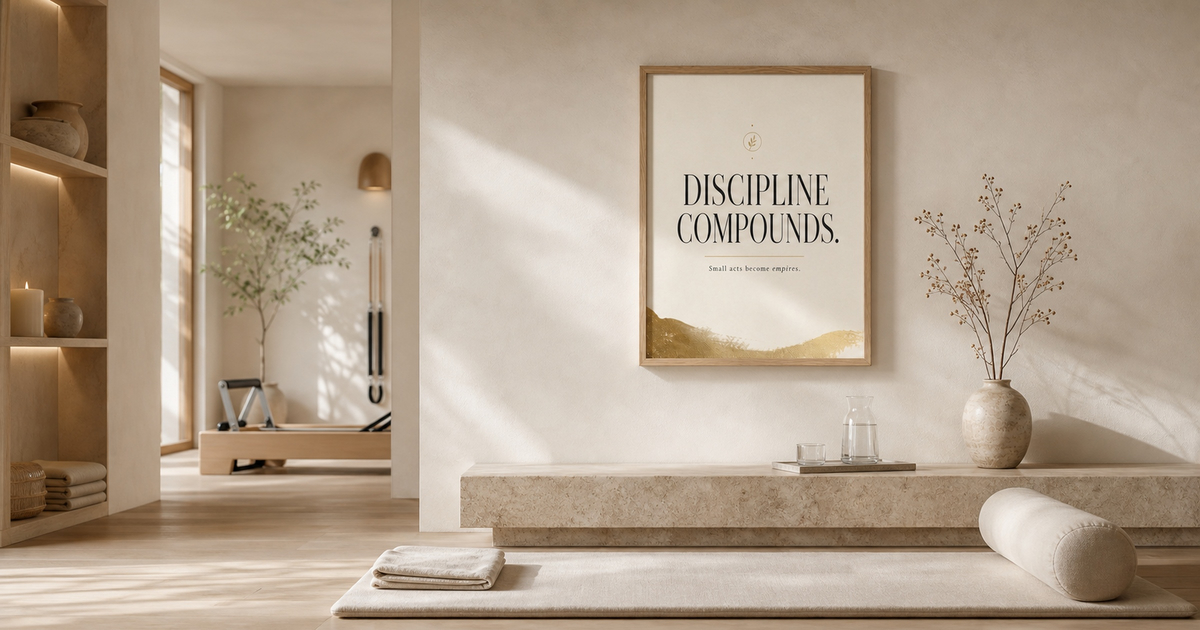 discipline builds empires disciplined ambition wall art consistent action wall art discipline wall decor premium wall art by zenith living arts