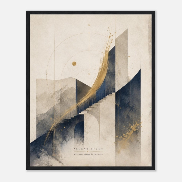 intentional ascent study purpose driven wall art achievement wall decor purposeful office decor intentional living artwork goal achievement artwork