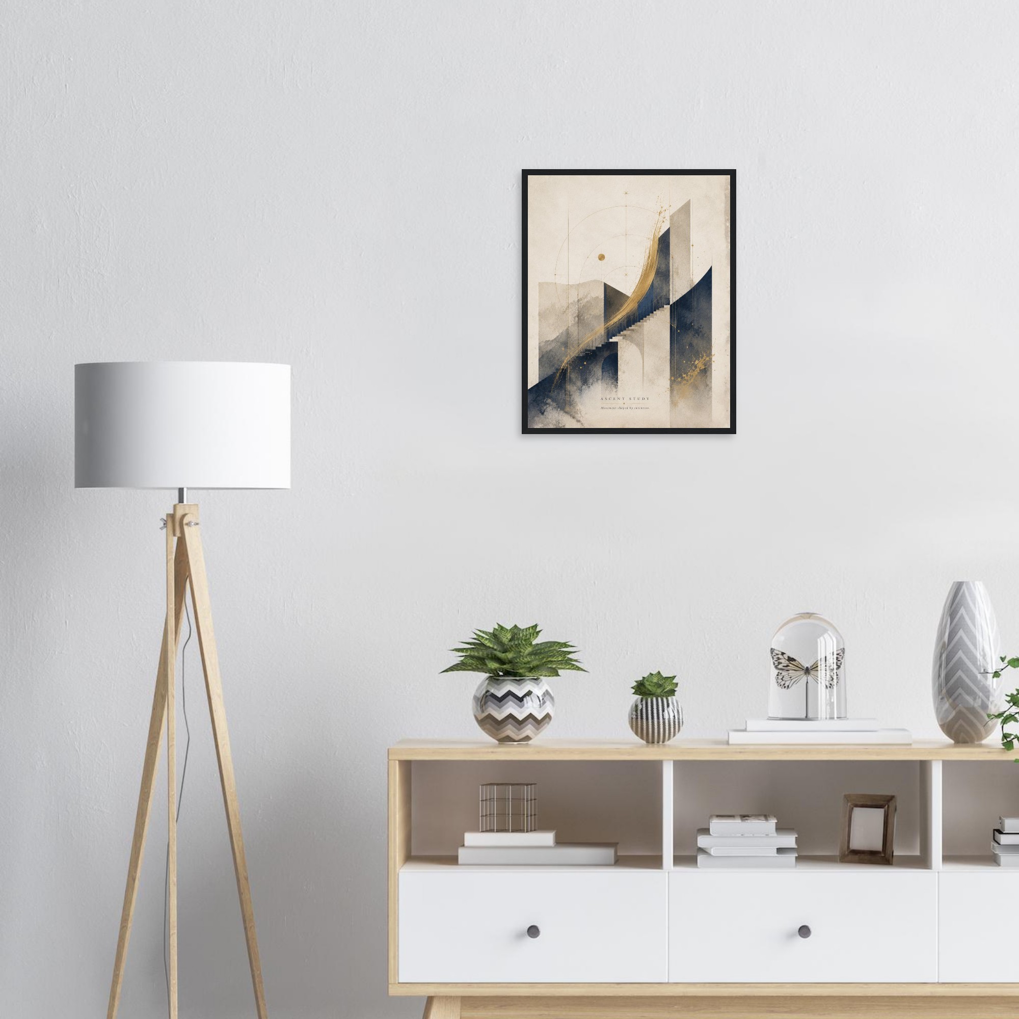 intentional ascent study purpose driven wall art executive workspace artwork purposeful office decor intentional living artwork goal achievement artwork