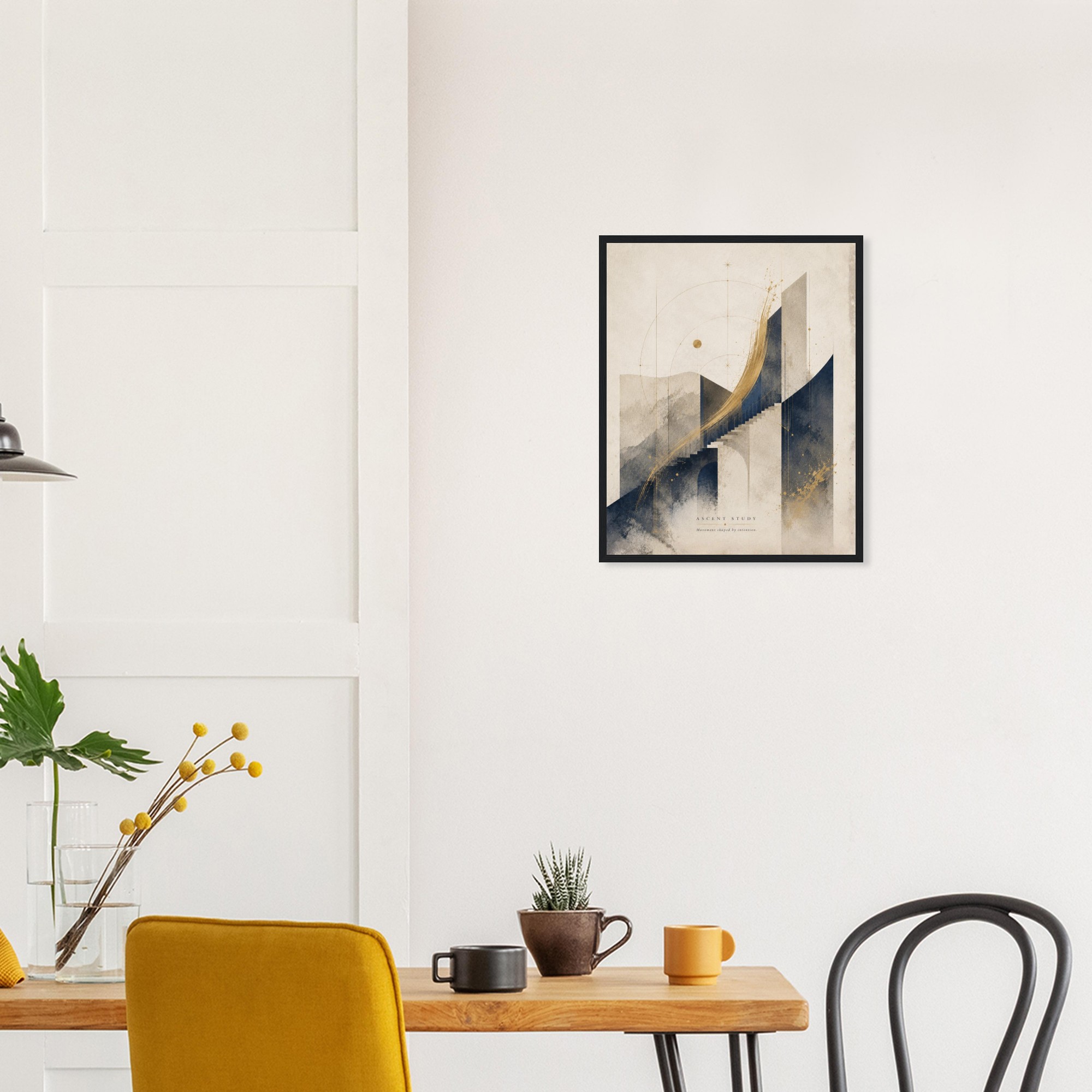 intentional ascent study purpose driven wall art modern business artwork purposeful office decor intentional living artwork goal achievement artwork