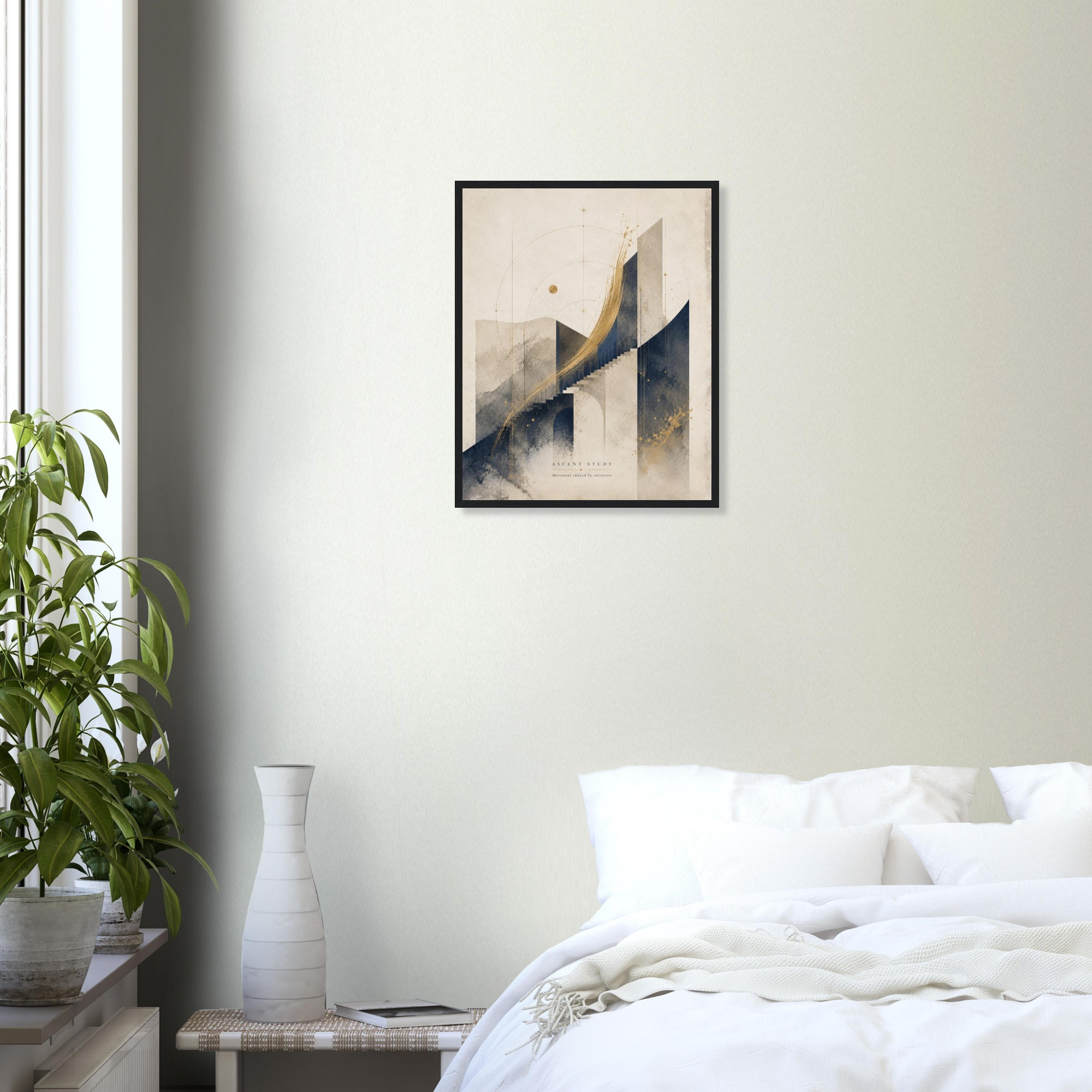 intentional ascent study purpose driven wall art strategic thinking artwork purposeful office decor intentional living artwork goal achievement artwork