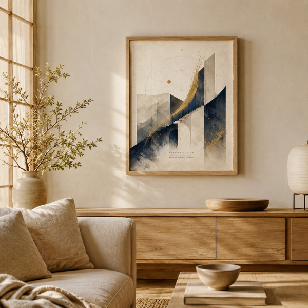 intentional ascent study purpose driven wall art success driven decor purposeful office decor intentional living artwork goal achievement artwork 30x40 cm 12x16 inch natural wood frame