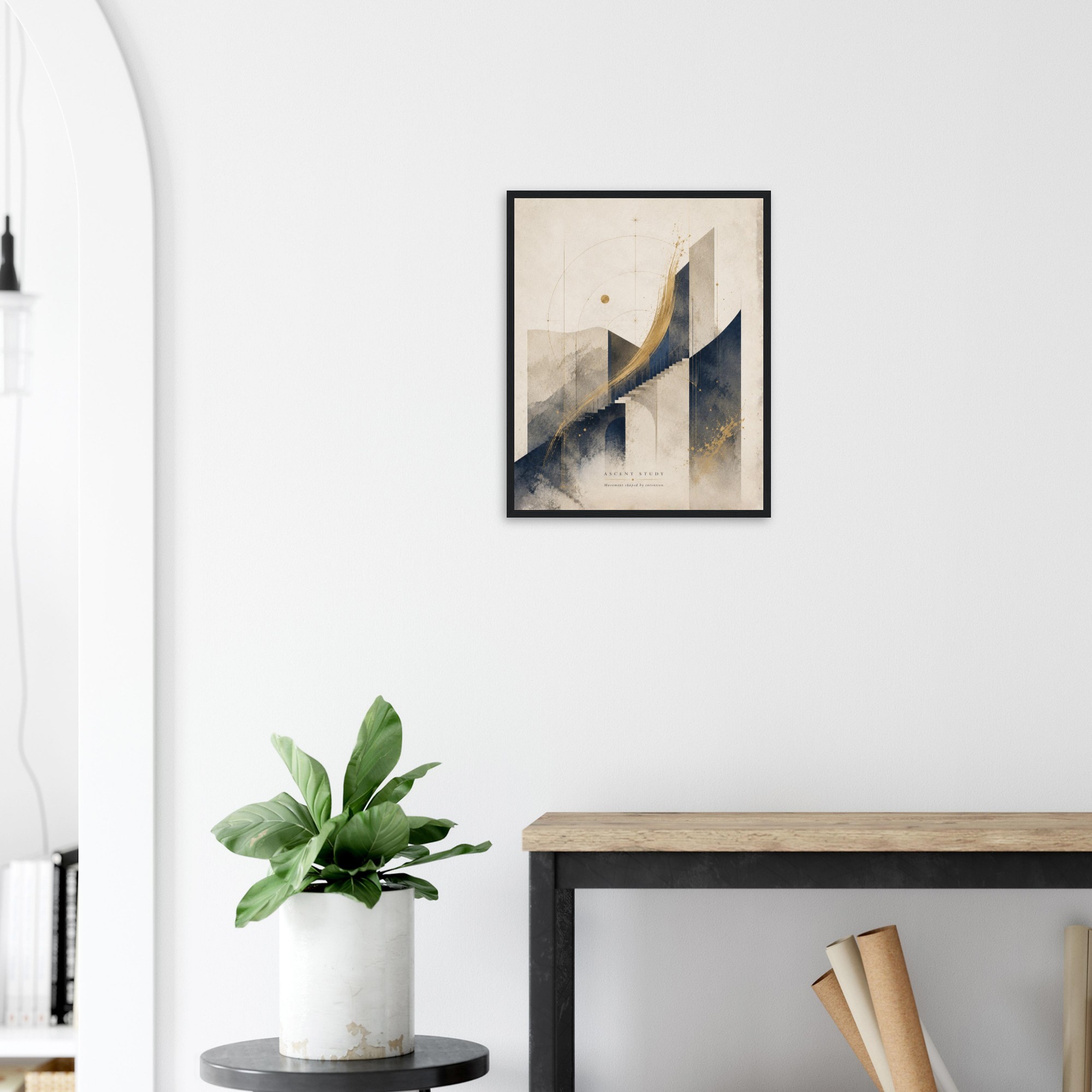 intentional ascent study purpose driven wall art success mindset wall art purposeful office decor intentional living artwork goal achievement artwork