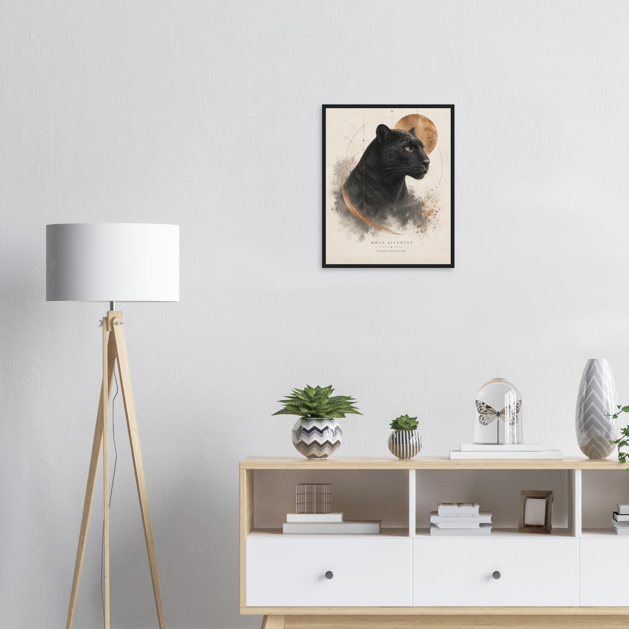 move silently panther print luxury office wall art panther wall decor black panther print panther wall decor