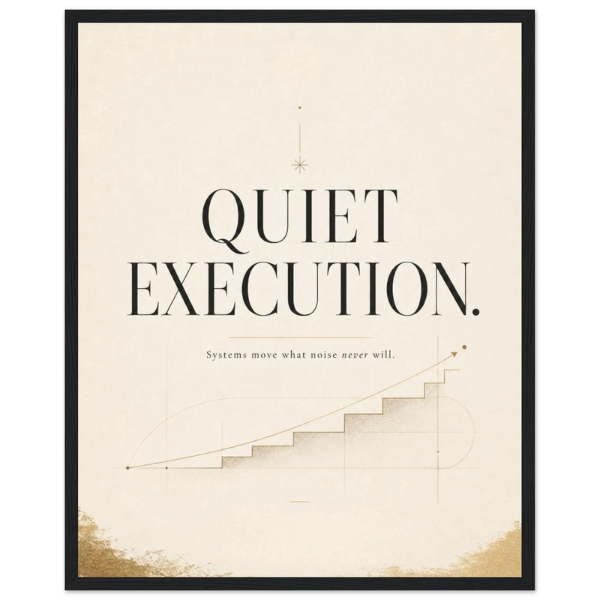 Quiet Execution Growth Arte de Progreso Constante