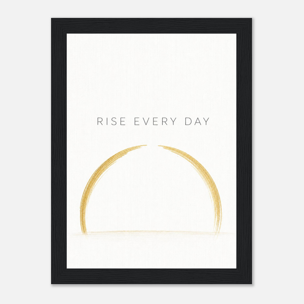 rise every day motivational office wall art modern business artwork daily motivation print success mindset wall art modern office inspiration