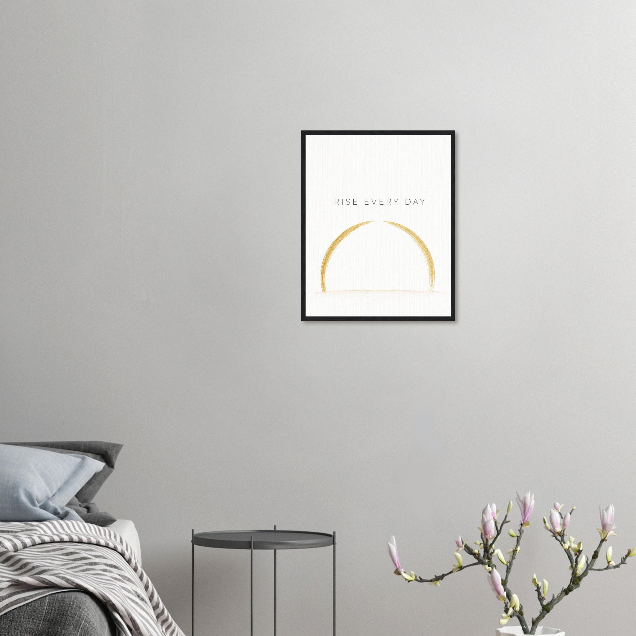 rise every day motivational office wall art modern entrepreneur art daily motivation print success mindset wall art modern office inspiration