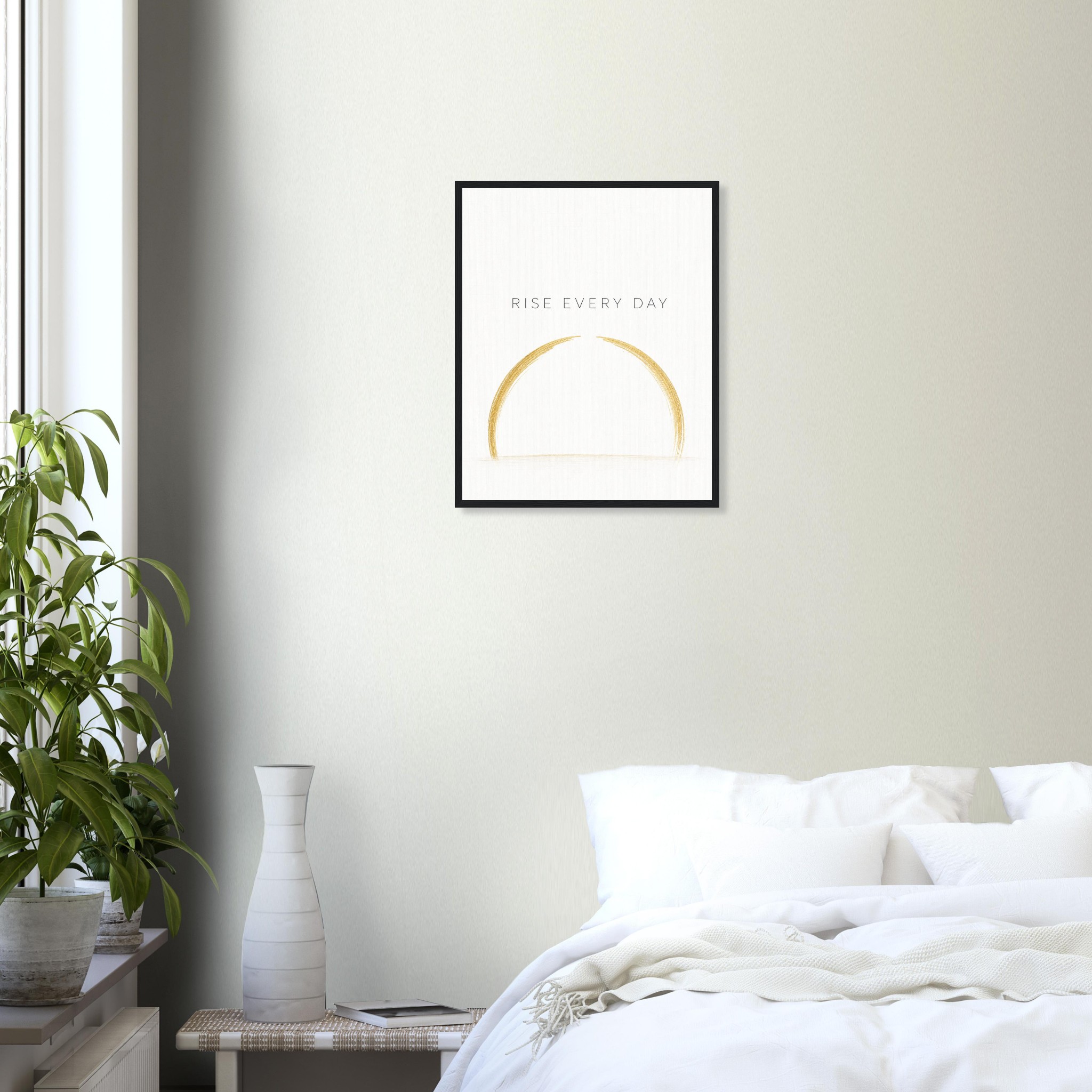 rise every day motivational office wall art personal growth wall art daily motivation print success mindset wall art modern office inspiration