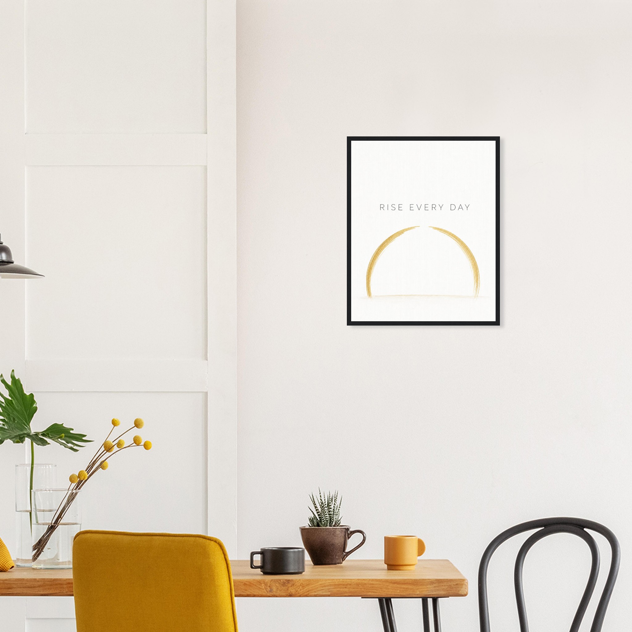 rise every day motivational office wall art resilience wall art daily motivation print success mindset wall art modern office inspiration