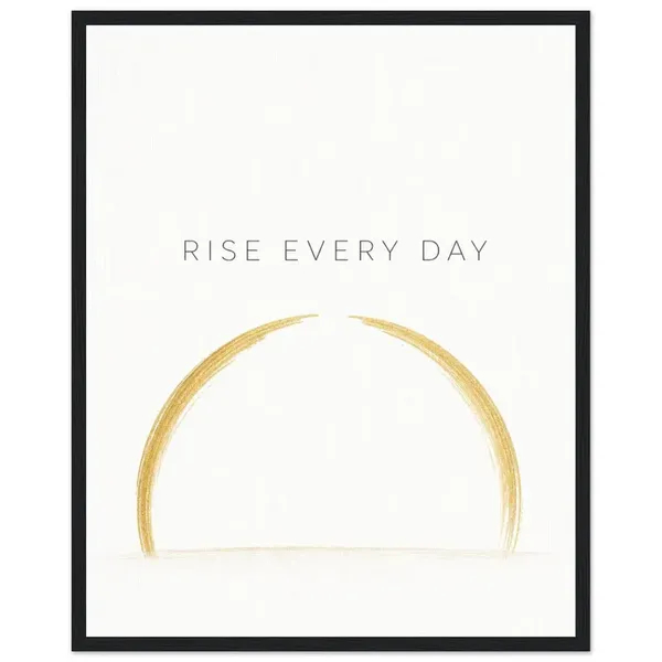 rise every day motivational office wall art rise every day wall art daily motivation print success mindset wall art modern office inspiration