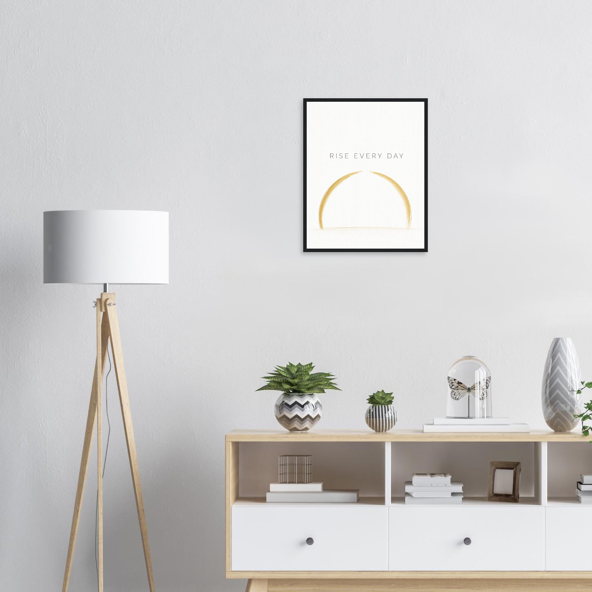 rise every day motivational office wall art statement office wall art daily motivation print success mindset wall art modern office inspiration