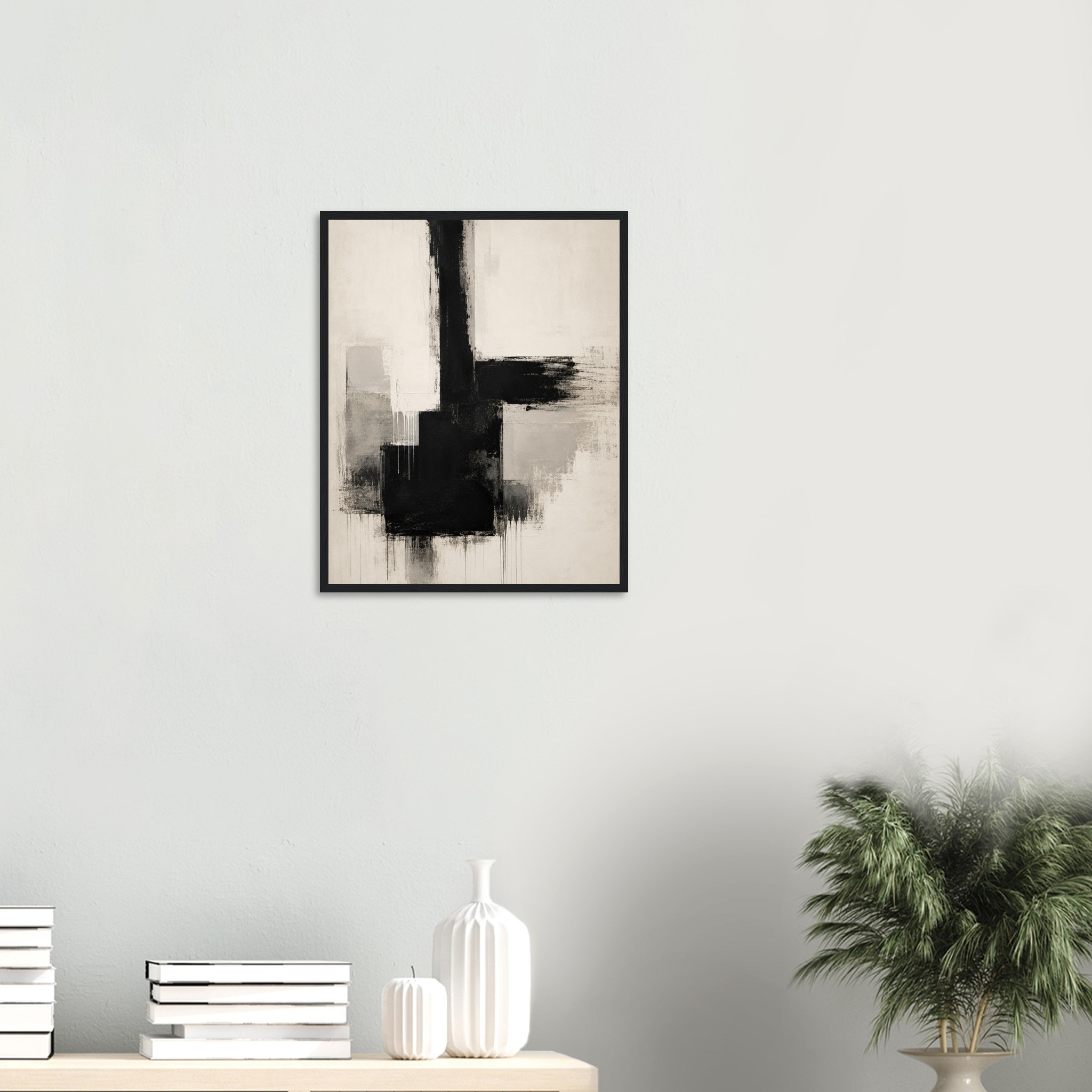 silent structure form black and white abstract wall art luxury minimalist wall art minimalist monochrome artwork modern black and white print abstract architectural wall art